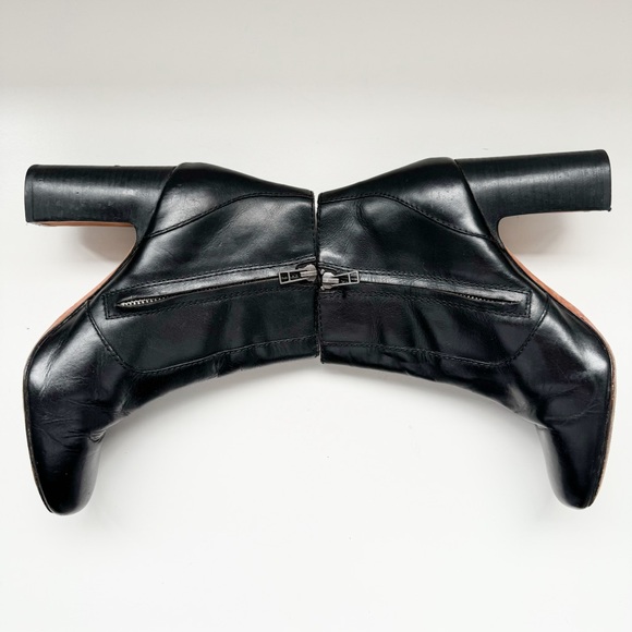 SOLD ✅Madewell Sutton Ankle Boots Black Leather Size 8.5 Womens - Picture 2 of 9
